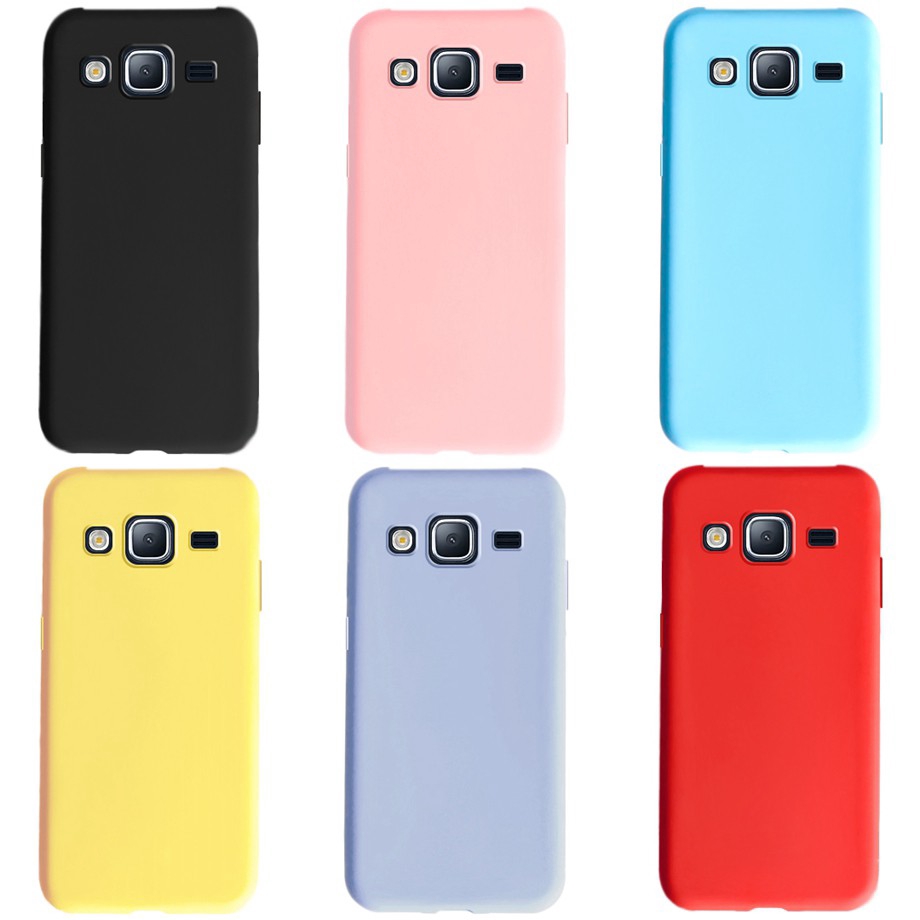 Samsung Galaxy J7 2015j7 Core Casing Plain Jelly Candy Matte Color Soft Silicone Tpu Case Cover 5869