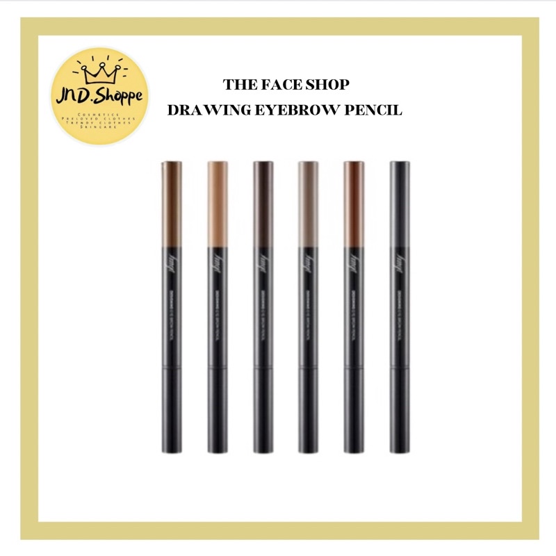 The Face Shop Designing Eyebrow Pencil 03g Shopee Philippines 4896