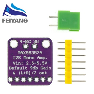 thumbnail image 2 of Max98357 3w Class D Amplifier Breakout Interface I2s Dac Decoder Module Filterless Audio Board 2 of 11
