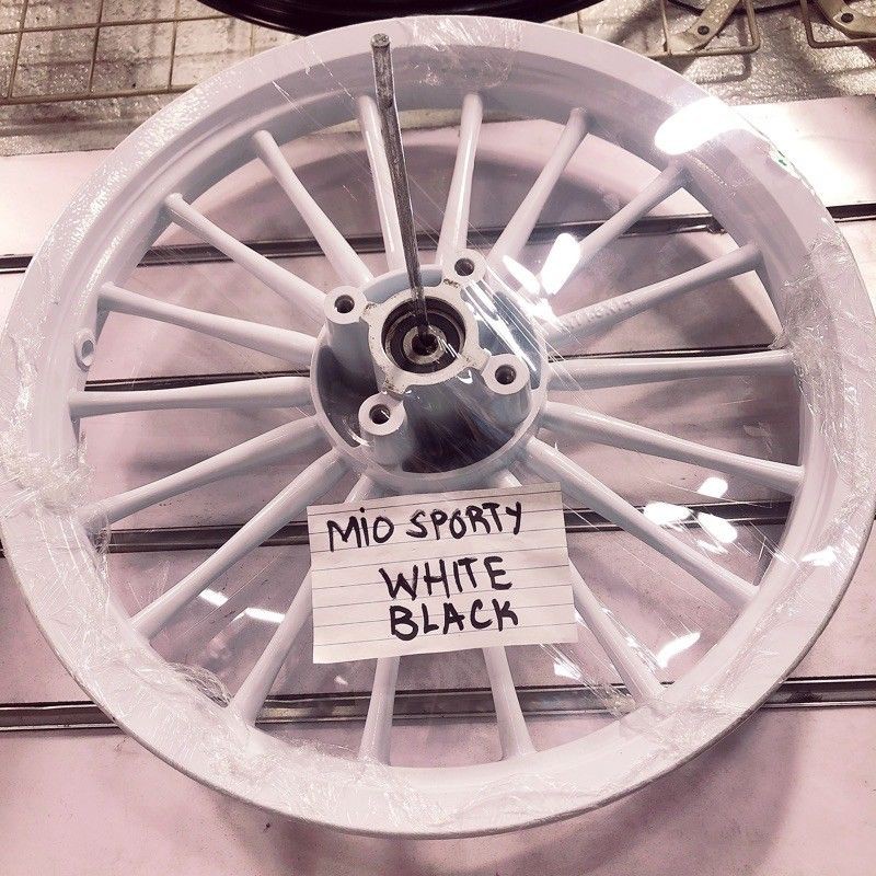 COD MOTORCYCLE MAGS MIO SPORTY/14 WHITE/ BLACK Shopee Philippines