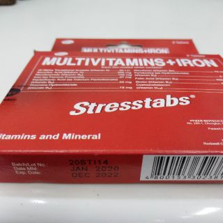 Stresstabs (Multivitamins+Iron) 8 Tablets | Shopee Philippines
