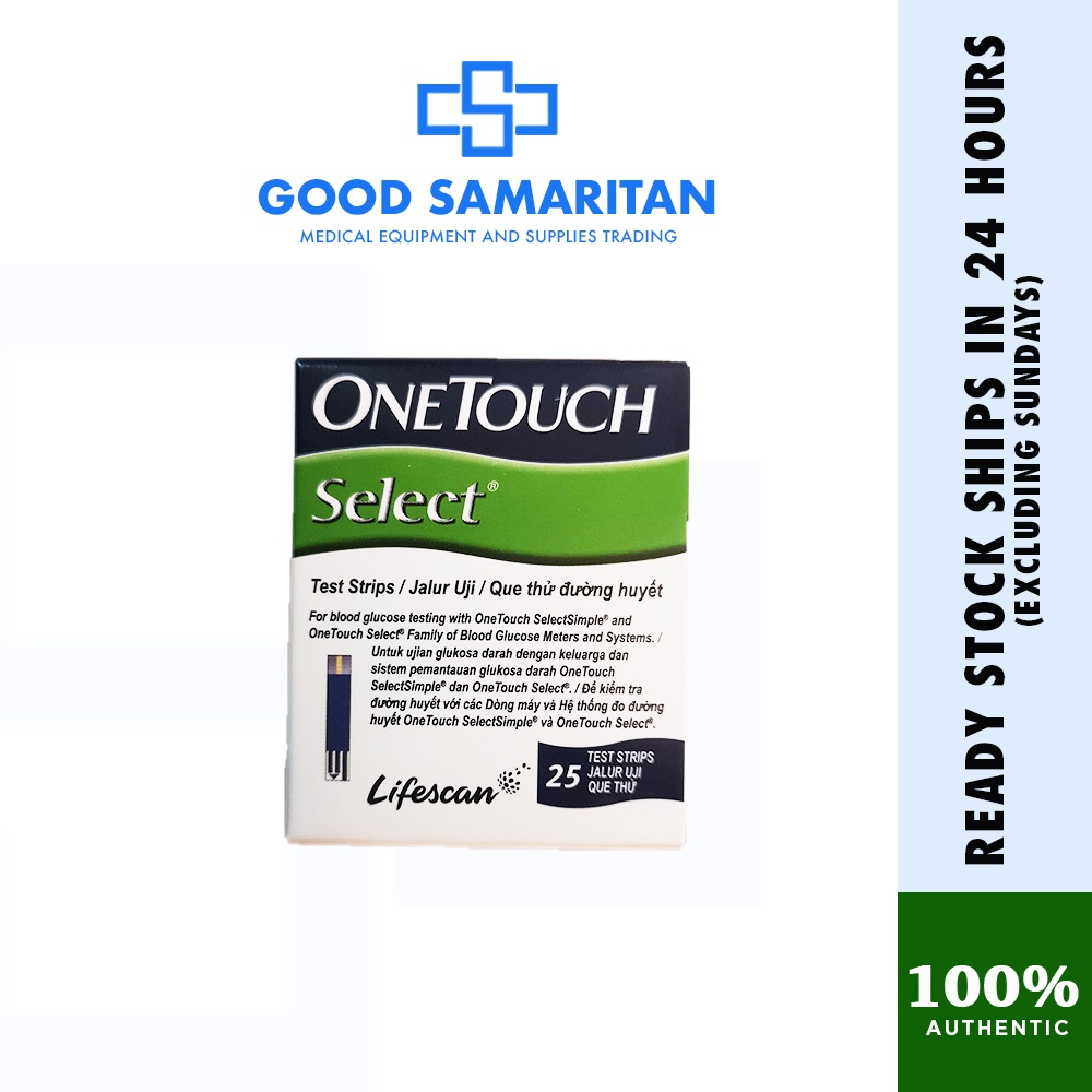 One Touch Select Simple Strips S Free Lancets Exp Shopee Philippines