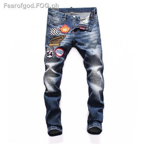 dsquared2 jeans with badges