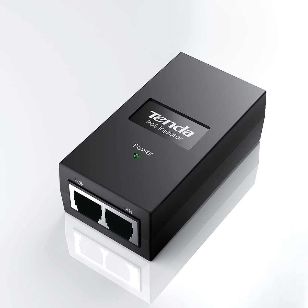 Tenda PoE15F 10/100Mbps PoE Injector Built in AC Adapter | Shopee ...