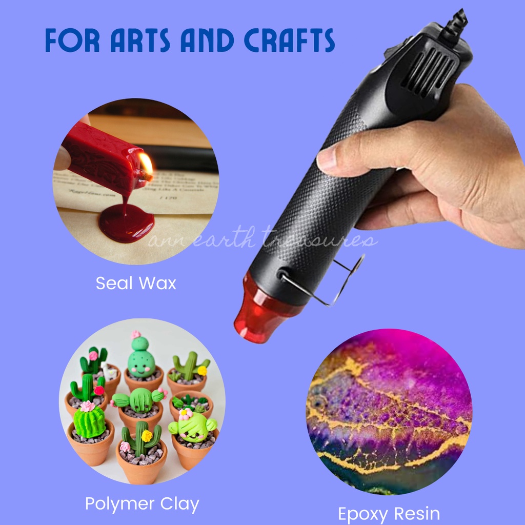 Electric Hot Air Gun / Heat Gun with supporting seat 220V - DIY tool mini handheld heat gun