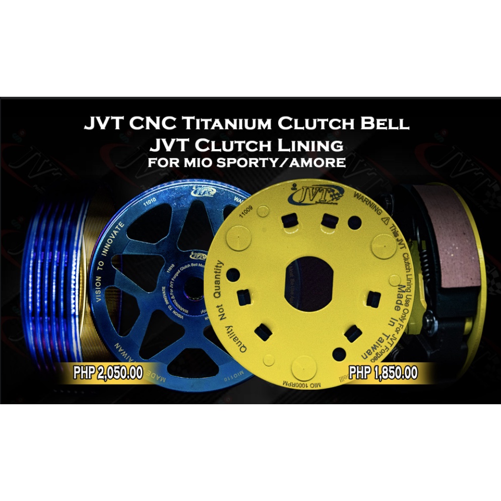 Jvt Titanium Clutch Bell / Clutch lining Set Assembly (Mio