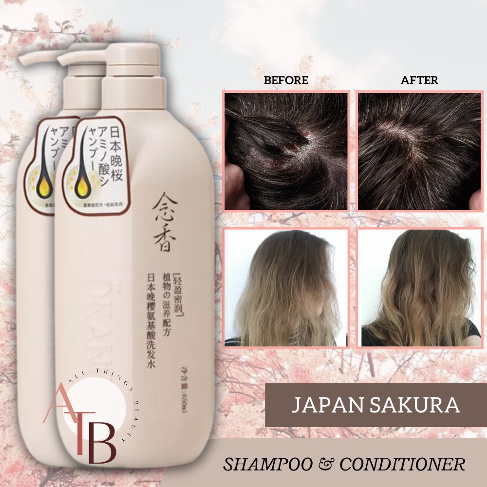 LIFUSHA SAKURA shampoo Japanese and conditioner Hair Growth Shampoo one