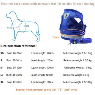 FRNC Cat Dog Harness Vest Reflective Walking Lead Leash for Puppy Dog Collar #4
