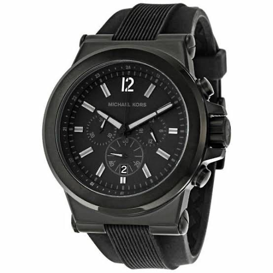 MK Michael Kors Dylan Black Silicone Strap Men's Watch MK8152 | Shopee ...