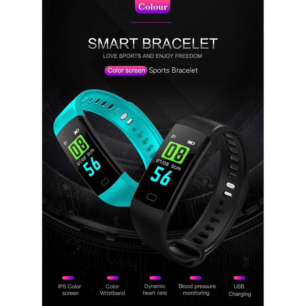 smart heart rate and blood pressure wristband