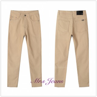 COD Khaki Men’s pants Cotton slim fit jeans High Quality