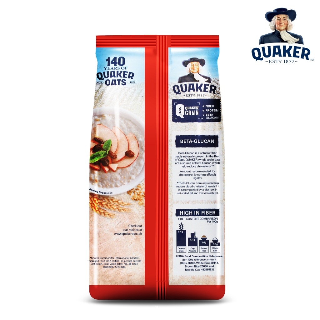 Quaker Instant Oatmeal Original 400g Original 20 S 33g Shopee Philippines