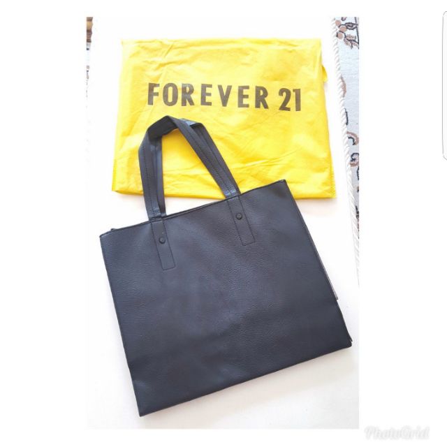 forever 21 yellow bag