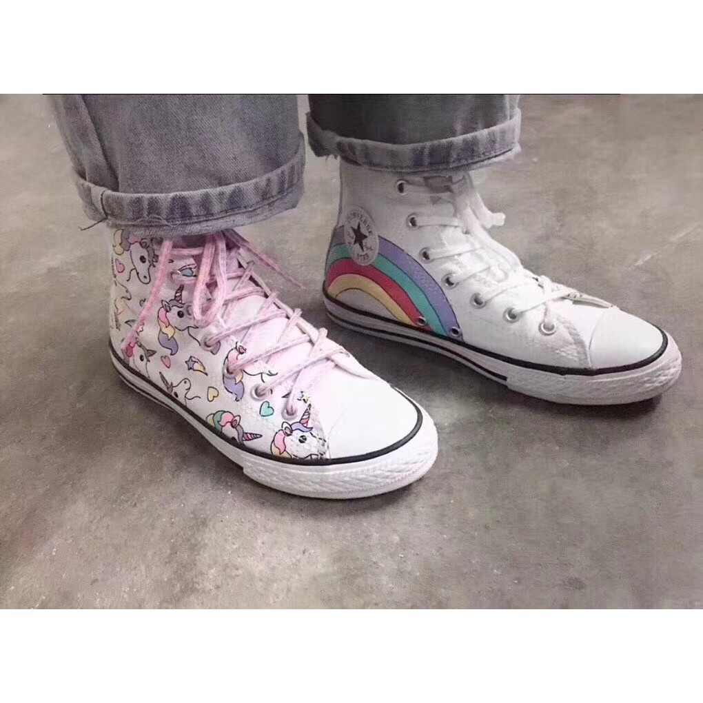 converse unicorn rainbow