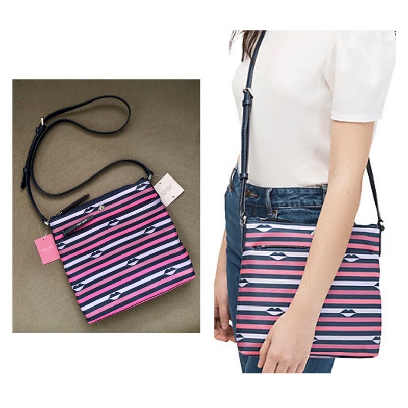 Original Kate Spade Jae Nylon Flat Crossbody Shopee Philippines