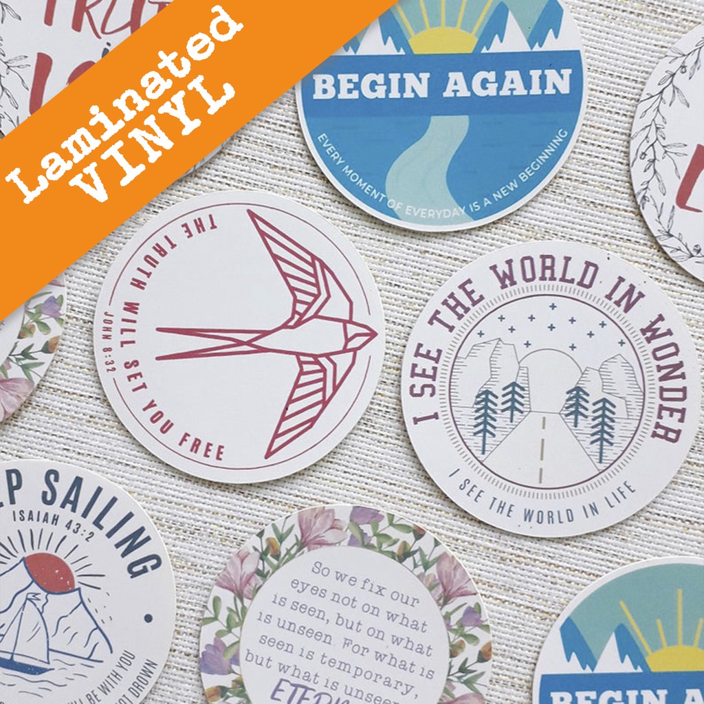 laminated vinyl stickers