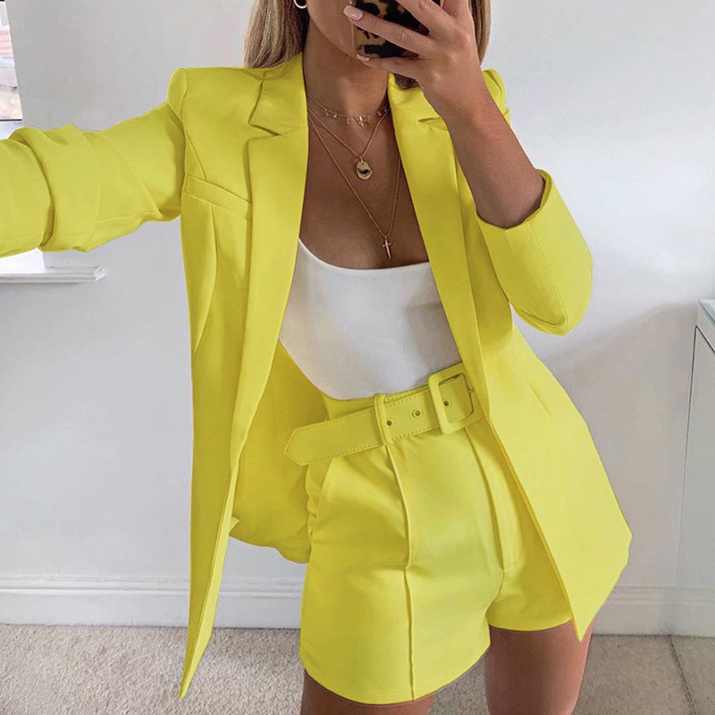 2 piece jacket and shorts