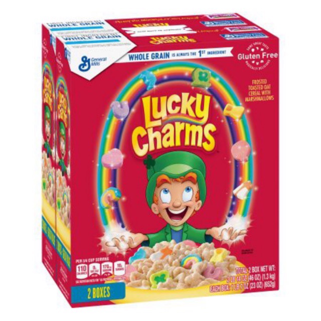 Lucky Charms Cereals | Fruity & Chocolate | Honeey Clovers (1.3kg ...