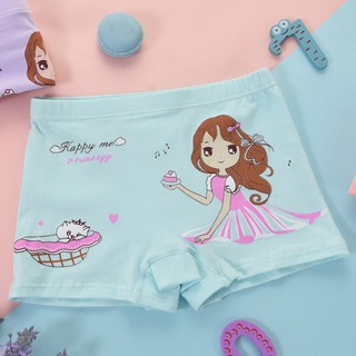Teenage Girls Panties Cartoon Princess Print Cotton Briefs Kawaii Comfy Boy Girl Underwear seluar dalam #8