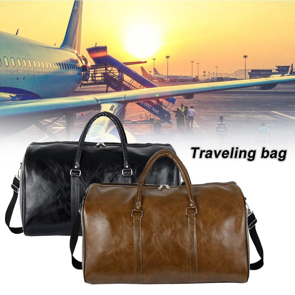 cowhide travel bag