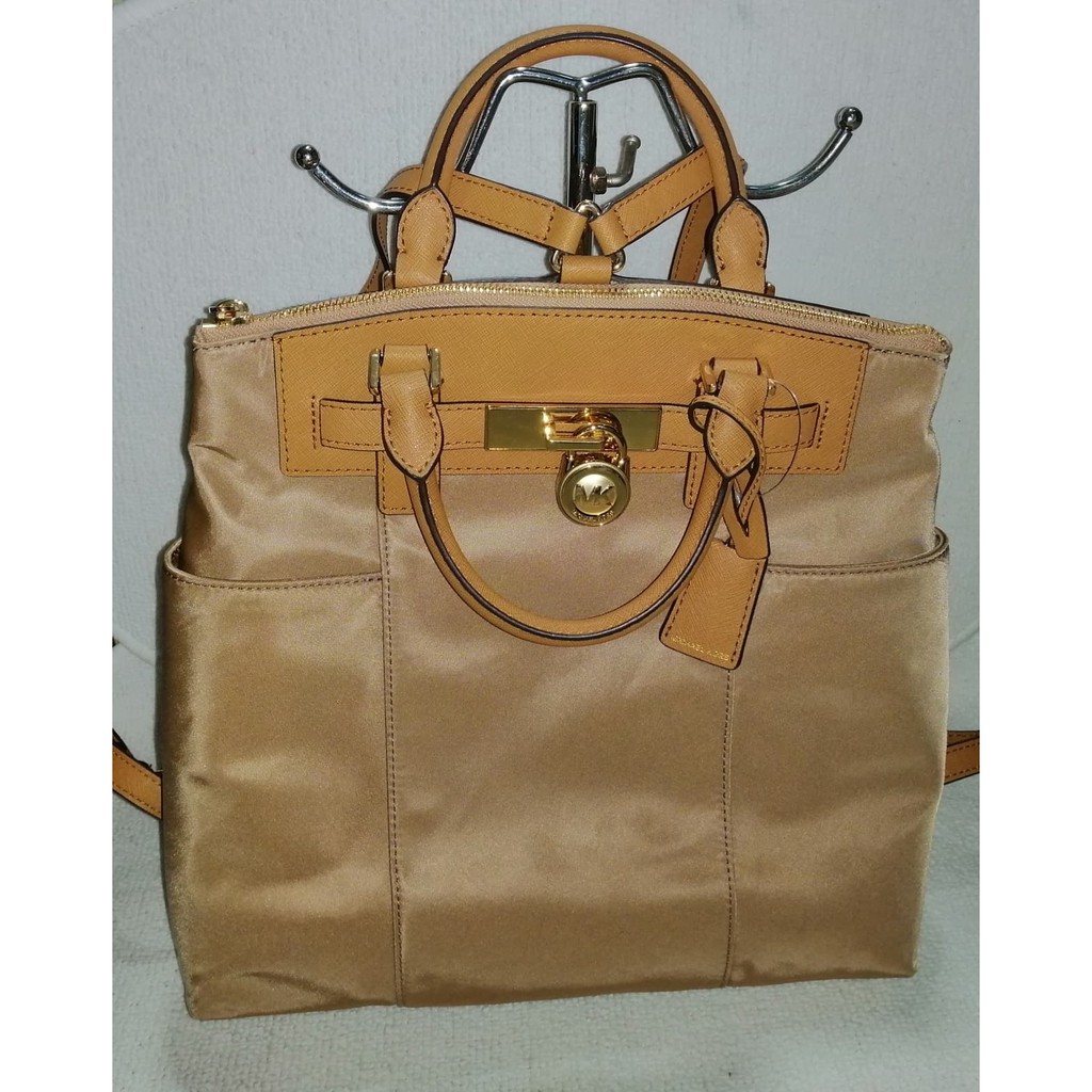 michael kors dark khaki handbag