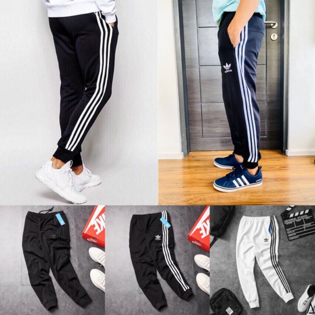 adidas cuffed track pants mens