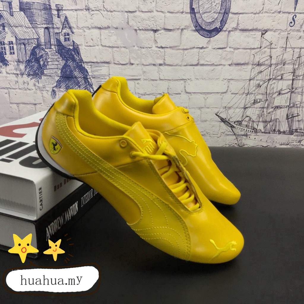 puma ferrari shoes yellow