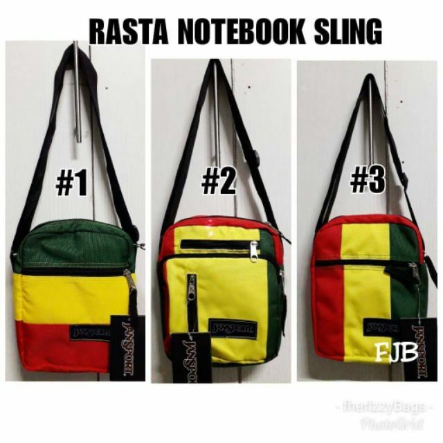 rasta sling bag