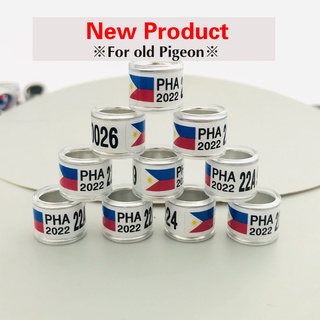 11Pcs/22Pcs/55Pcs PHA ring 2023 Pigeon ring Aluminium Bird Dove Racing Pigeon Leg Rings Bands pigeon Accessories
