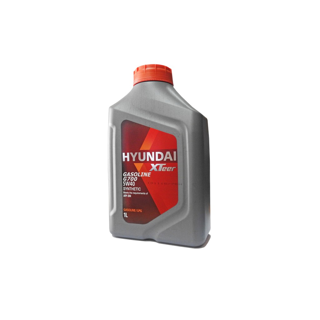 Hyundai Xteer G700 SN 5W40 Synthetic Gasoline Engine Oil (1 Liter ...