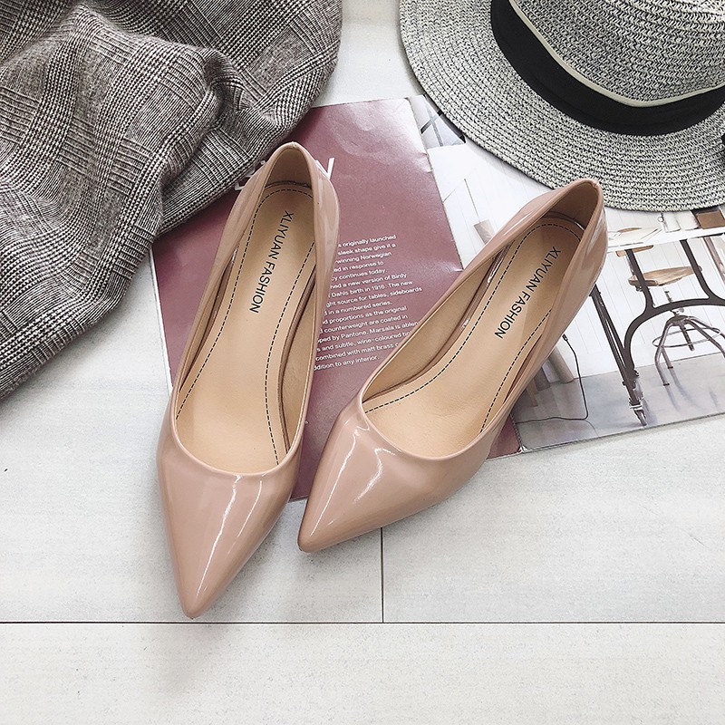 Allstarshoes Korean Pointed Toe Office Work High Heels Inch Shopee Philippines