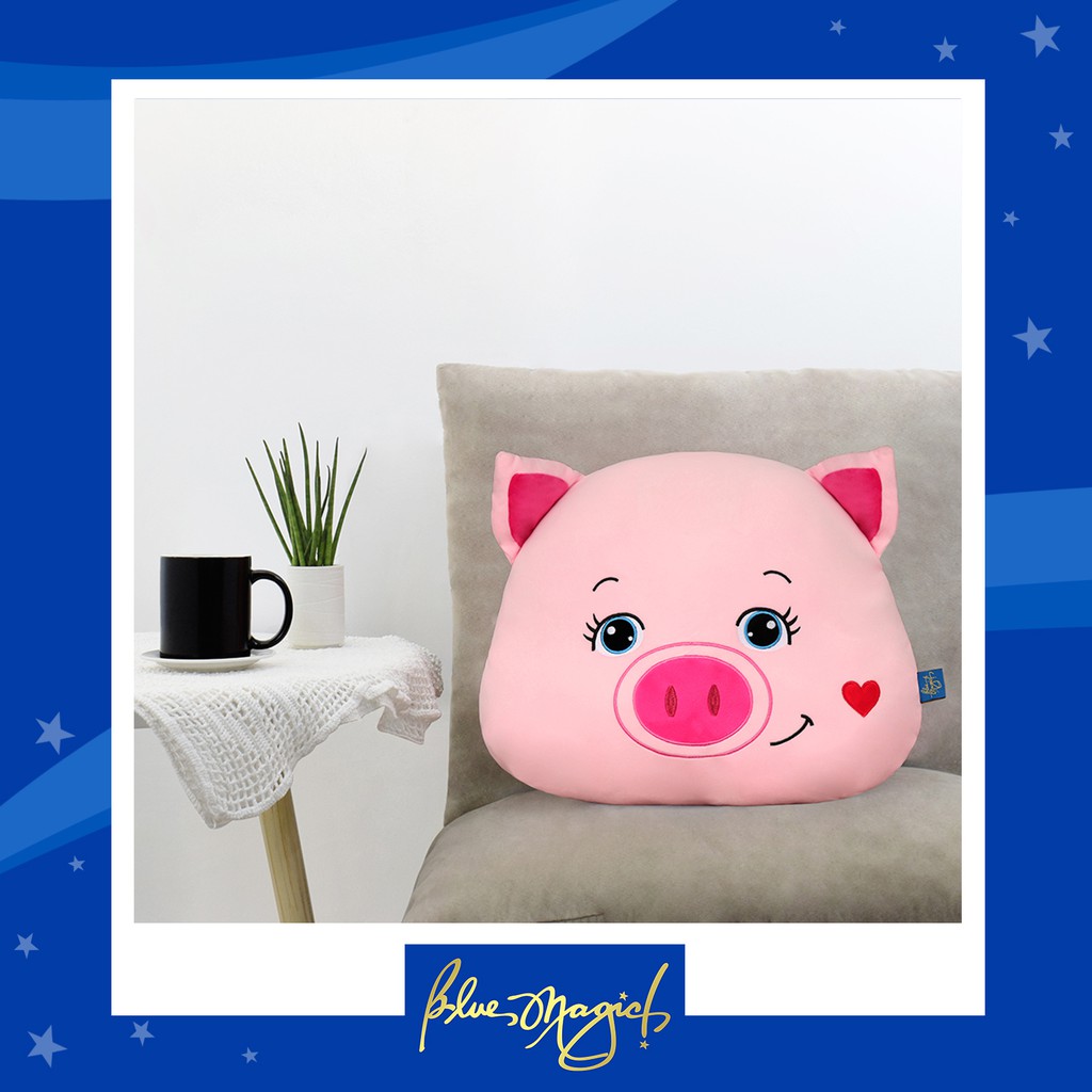 pig pillow blue magic