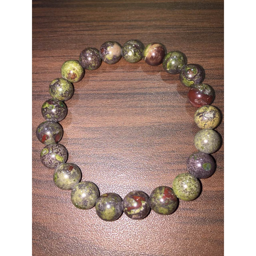 Dragon Bloodstone 8mm Charm Bracelet Shopee Philippines