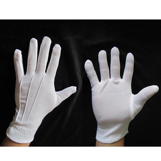 Adult White Formal Gloves Men Tuxedo Guard Parade Santa Dress Inspection O8T2 #5