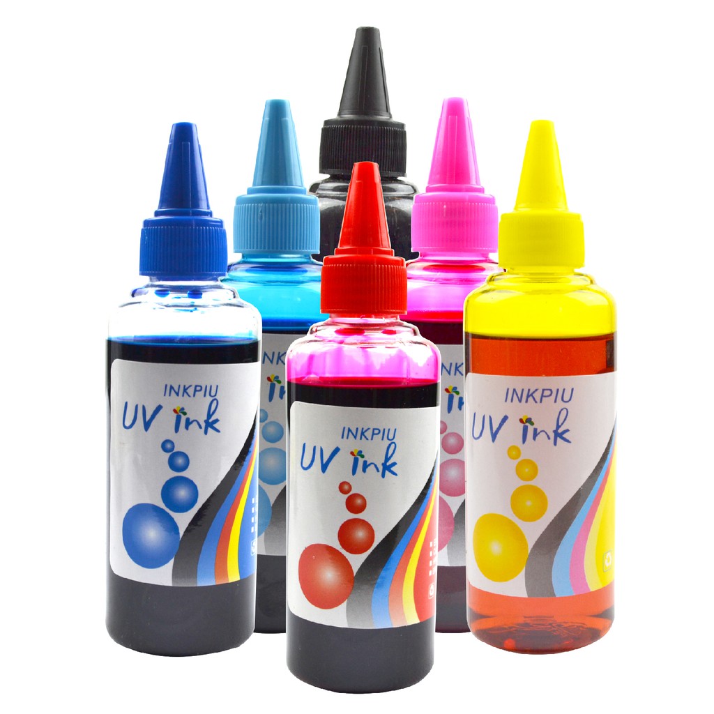 Inkpiu UV Dye Ink 100ml Full Color Bundle (CMYK) | Shopee Philippines