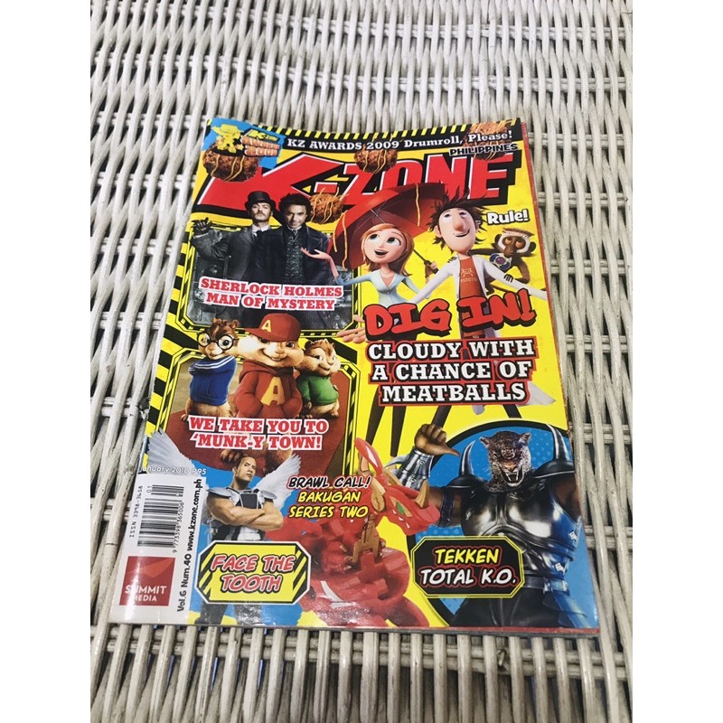 Pre Loved K Zone Magazine January 10 Vol 6 No 40 Issue Alvin And The Chipmunks Cover Shopee Philippines