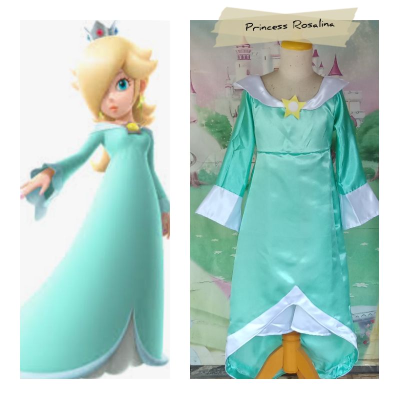 Disney Princess Rosalina Costume Kids Princess Costume Shopee Philippines