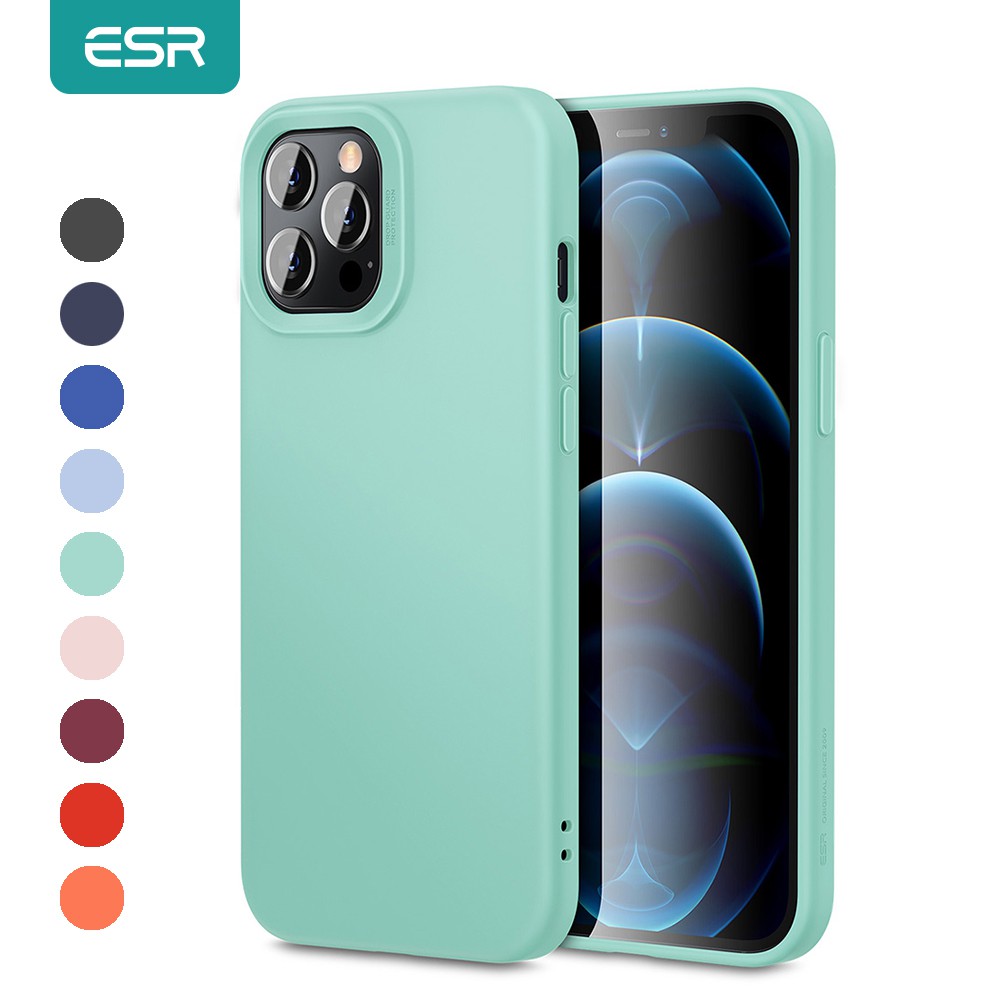 Esr Iphone 12 Mini Iphone 12 12 Pro Max Case Yippee Color Soft Designed Solid Color Case Silicone Rubber Cover Shopee Philippines
