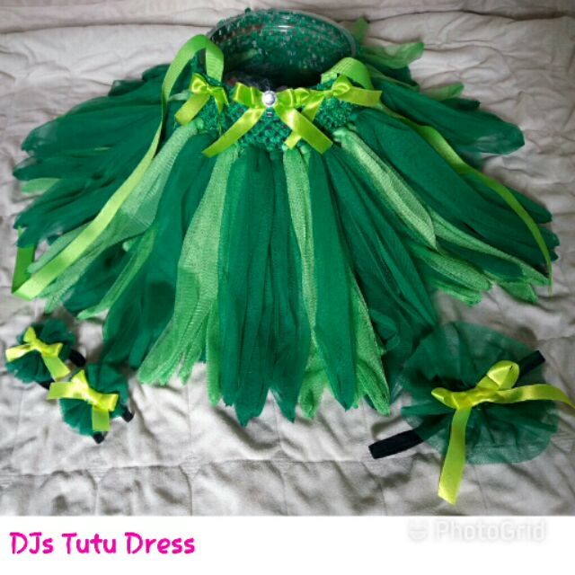 green tutu for girls