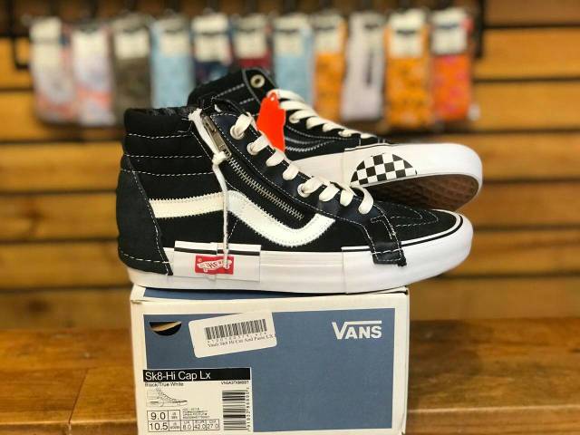 vans sk8 hi cut & paste skate shoe