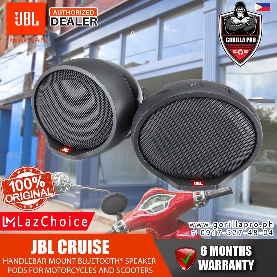 jbl cruise bluetooth motorcycle speakers for sale