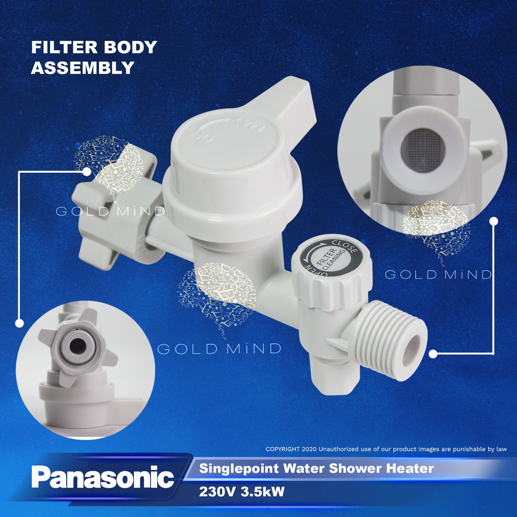 PANASONIC DH3JL2P Shower Water Heater Single Point Shopee Philippines