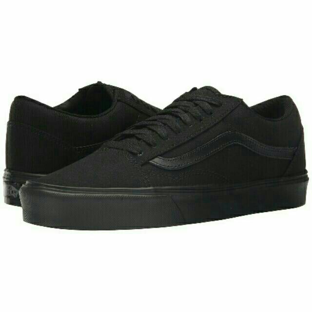 All black vans shoes | Shopee
