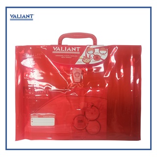 1pc Valiant Expanding Plastic Envelope with Handle and Pushlock WISEBUY SHOPPERS #6