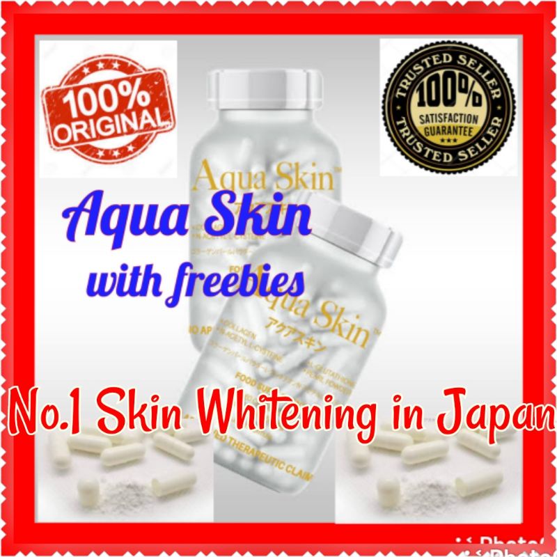 BUY 1 TAKE 1 Aqua Skin Glutathione Capsules Whitening The No.1 Skin