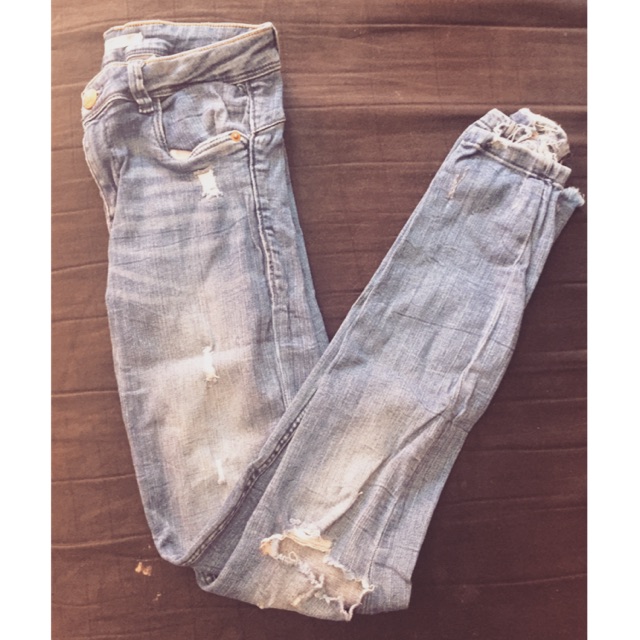 size 22 ripped jeans