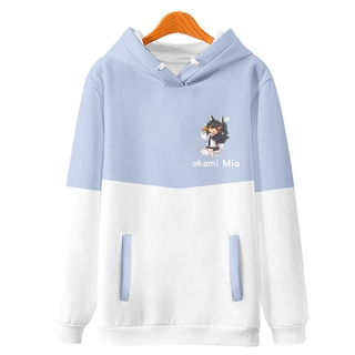 5 Colors Hololive VTuber FAMS Ookami Mio Nakiri Ayame Hoodie 3D Printed