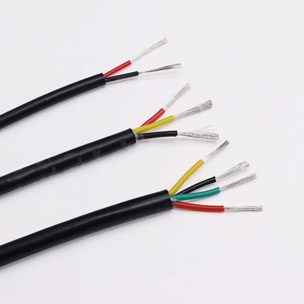 0.5mm Square Multi-core Super Soft Silicone Rubber Sheathed Cable High ...