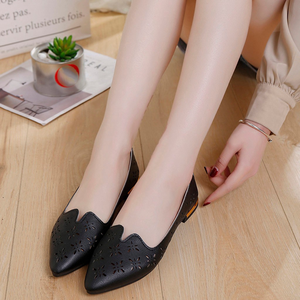 ladies flat dress shoes