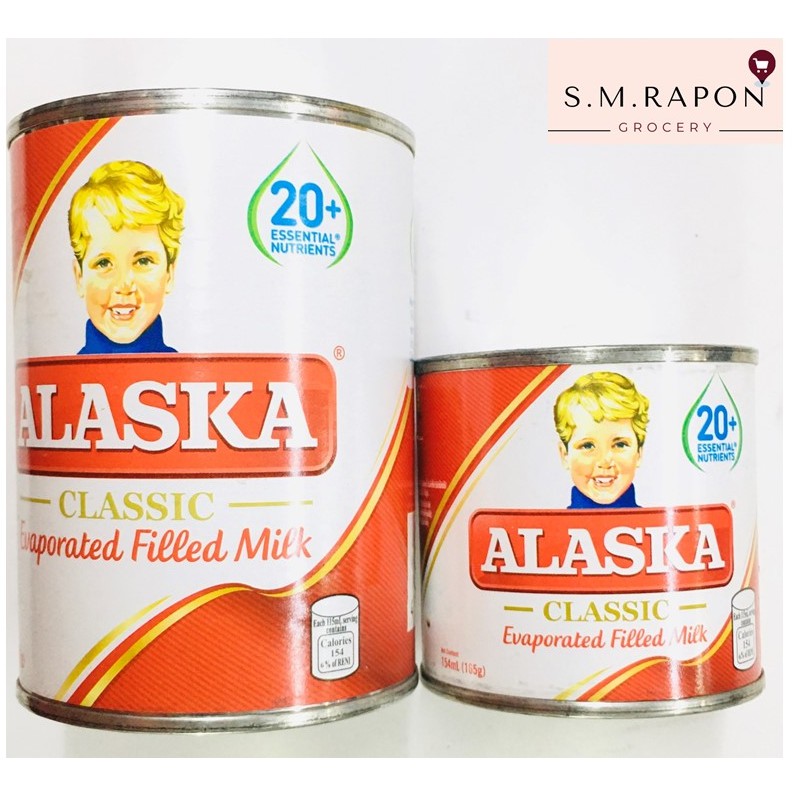 Alaska Classic Evaporated Filled Milk 154mL/370mL Shopee Philippines